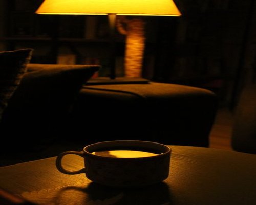 quiet evening at home